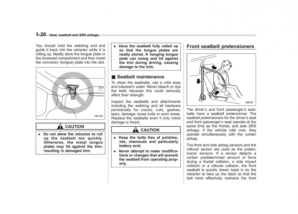 Subaru Forester III 3 owners manual / page 43