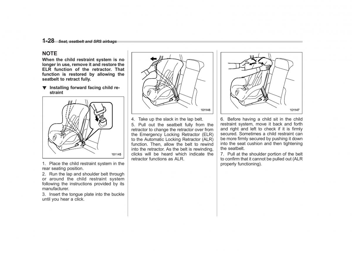 Subaru Forester III 3 owners manual / page 51