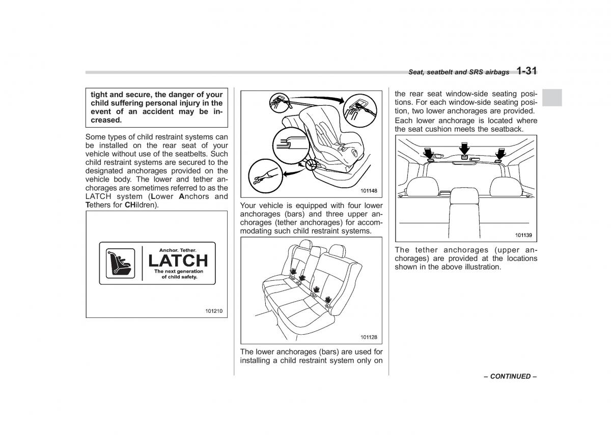 Subaru Forester III 3 owners manual / page 54