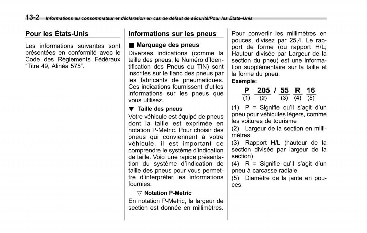 Subaru Forester IV 4 manuel du proprietaire / page 563