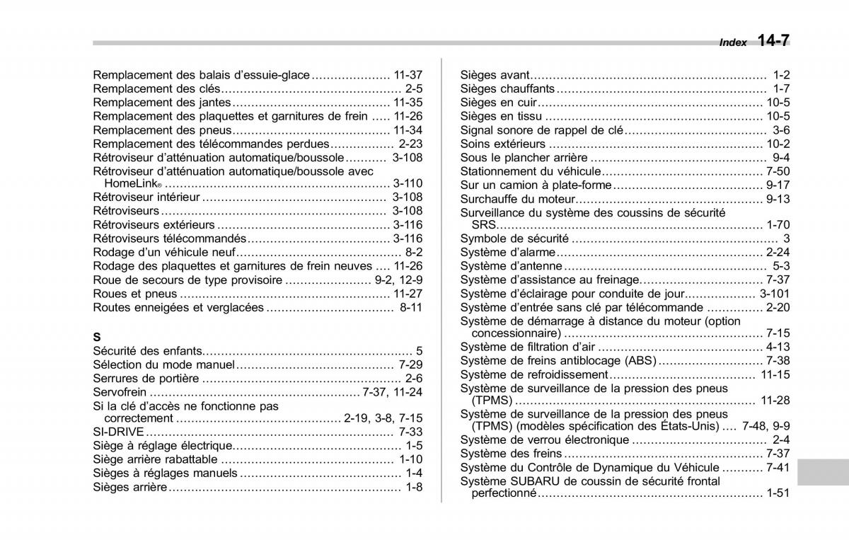 Subaru Forester IV 4 manuel du proprietaire / page 586