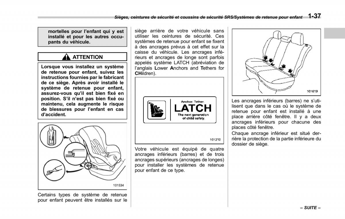 Subaru Forester IV 4 manuel du proprietaire / page 68