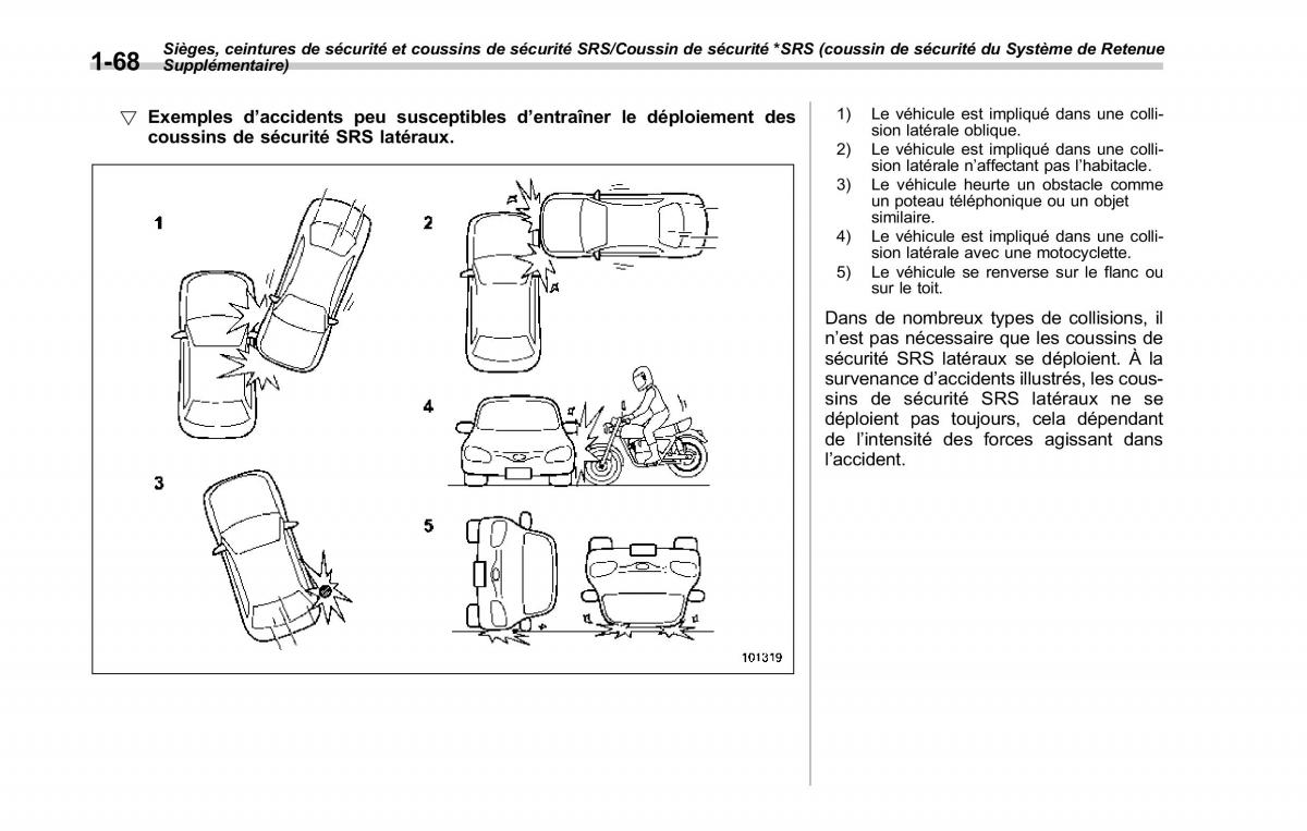 Subaru Forester IV 4 manuel du proprietaire / page 99