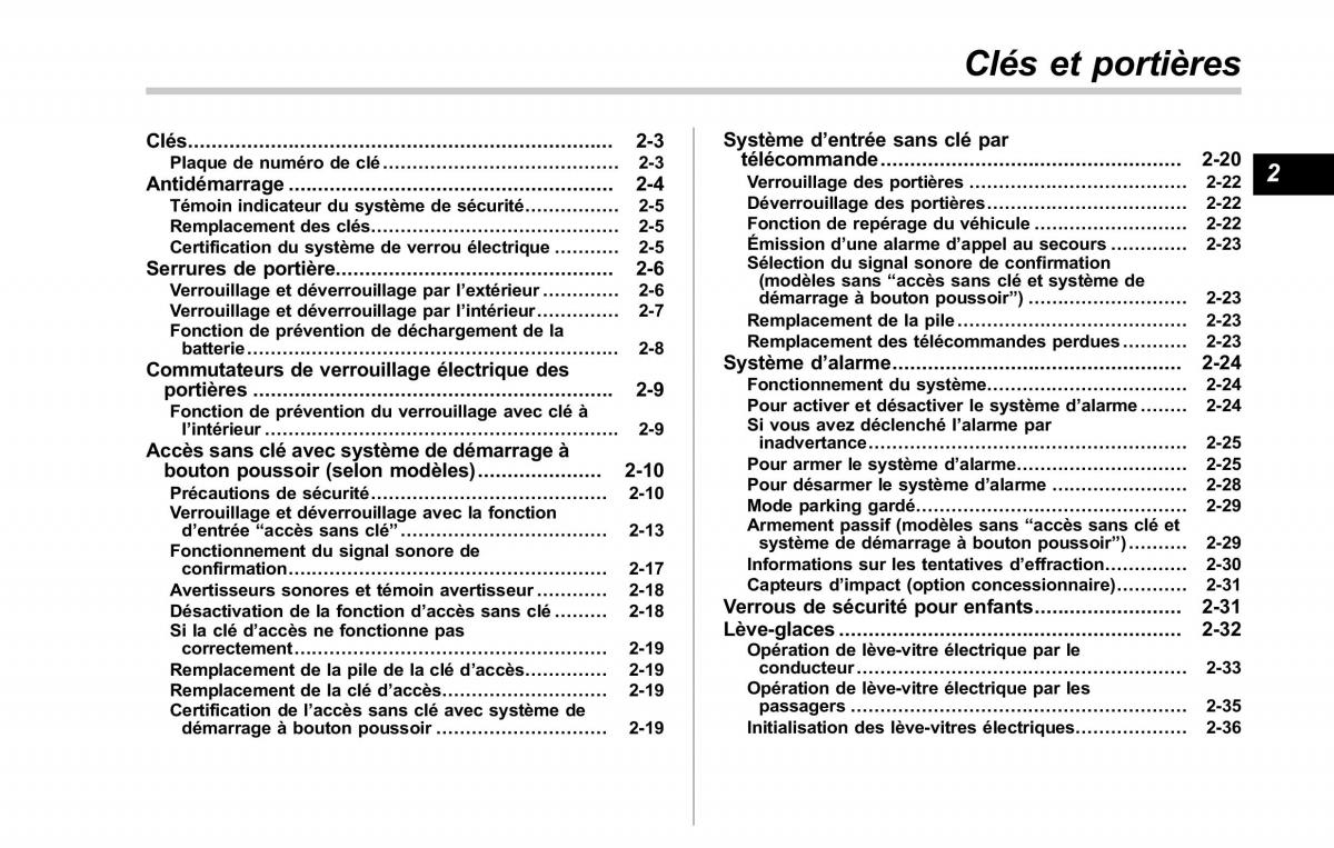 Subaru Forester IV 4 manuel du proprietaire / page 106