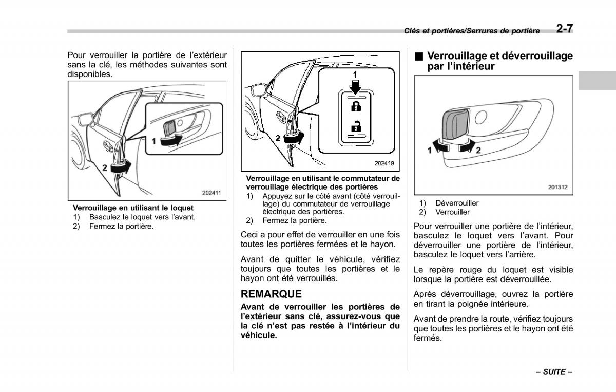 Subaru Forester IV 4 manuel du proprietaire / page 112