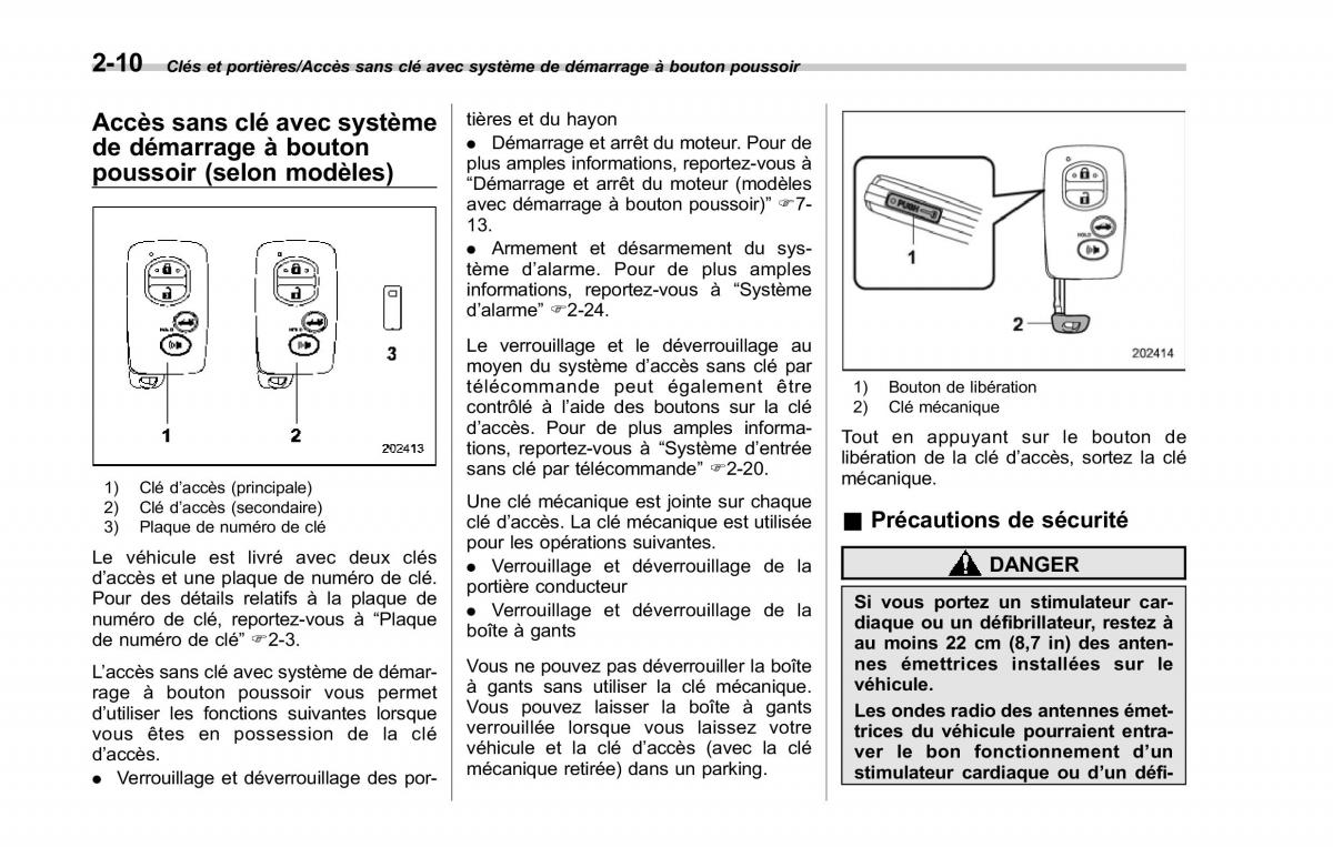 Subaru Forester IV 4 manuel du proprietaire / page 115