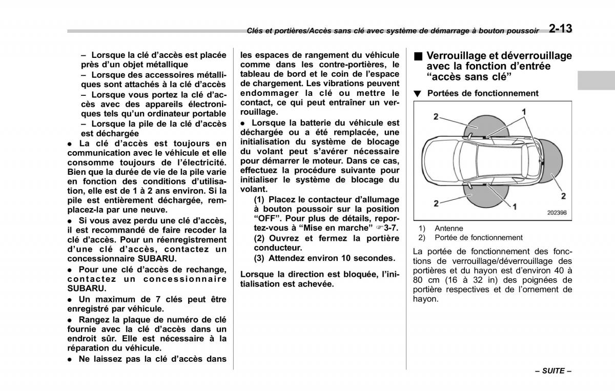 Subaru Forester IV 4 manuel du proprietaire / page 118