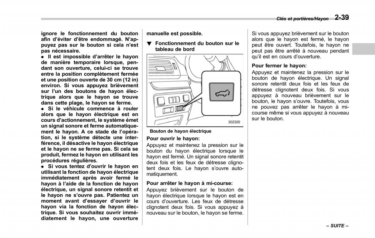 Subaru Forester IV 4 manuel du proprietaire / page 144