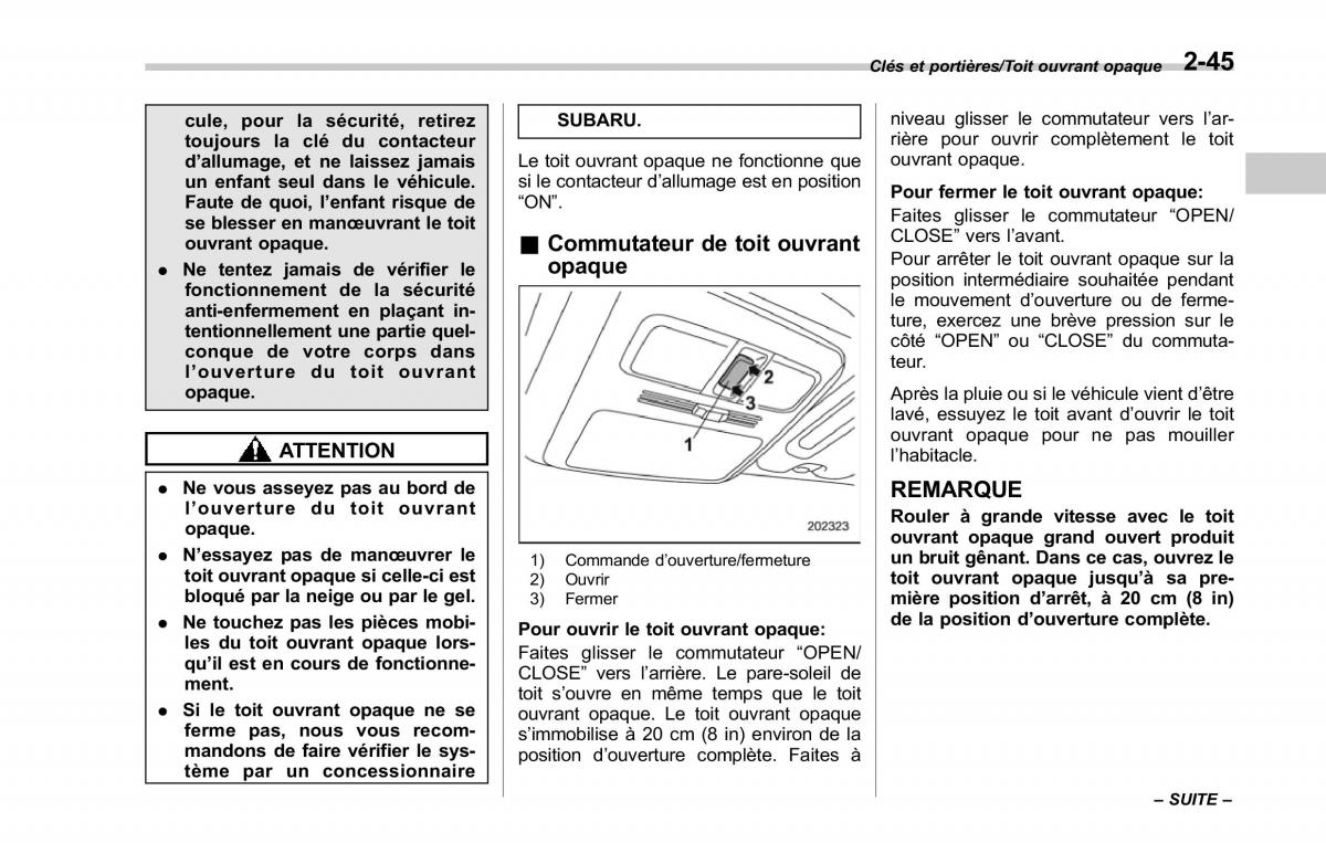 Subaru Forester IV 4 manuel du proprietaire / page 150