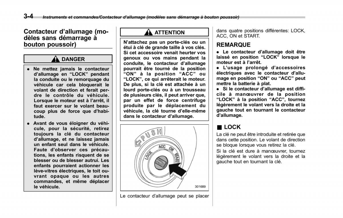 Subaru Forester IV 4 manuel du proprietaire / page 155