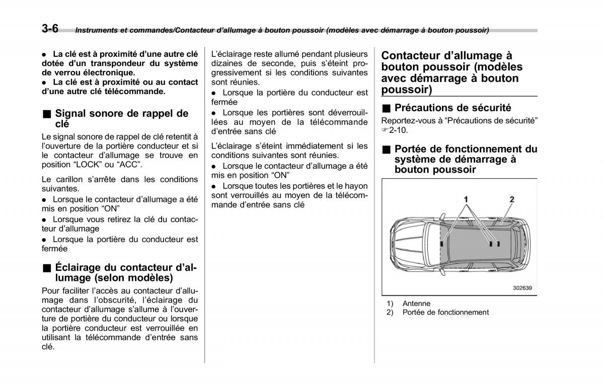 Subaru Forester IV 4 manuel du proprietaire / page 157