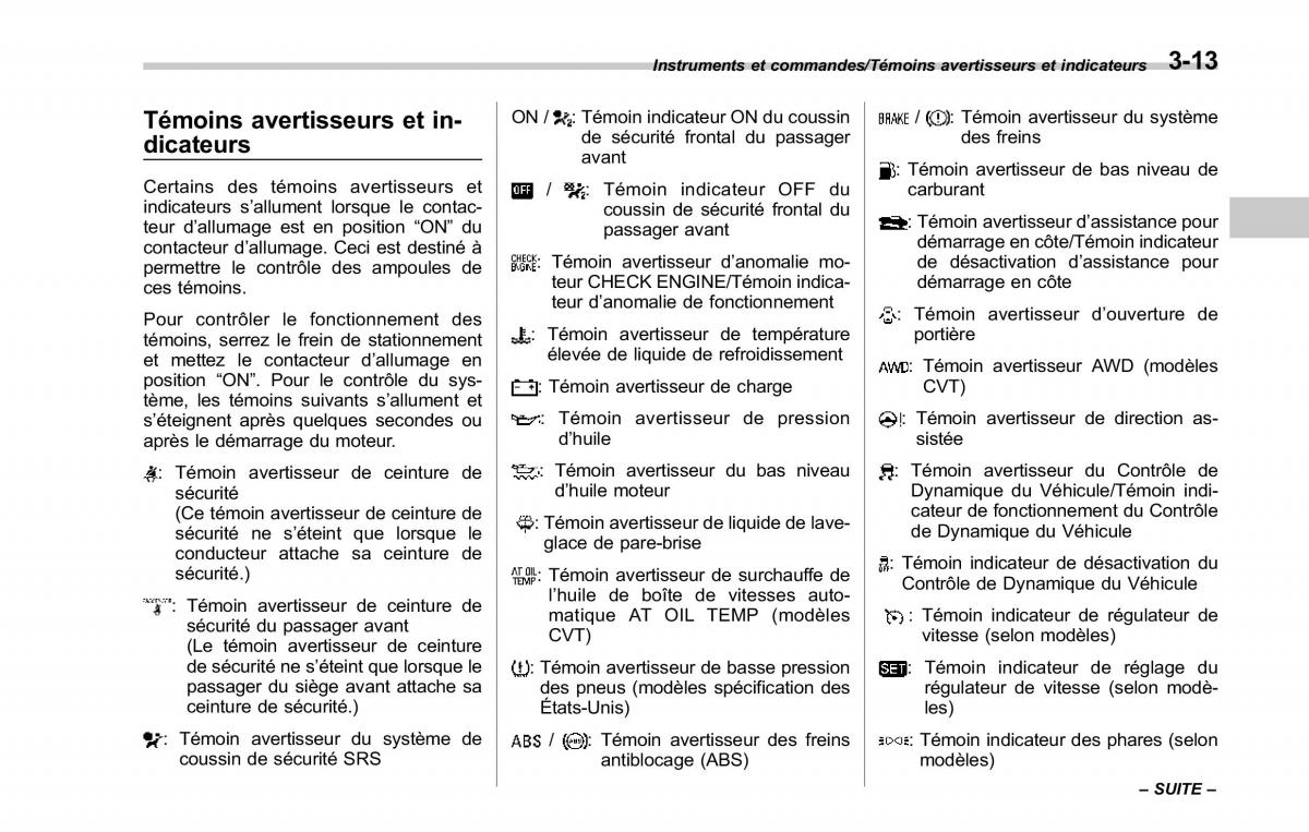 Subaru Forester IV 4 manuel du proprietaire / page 164