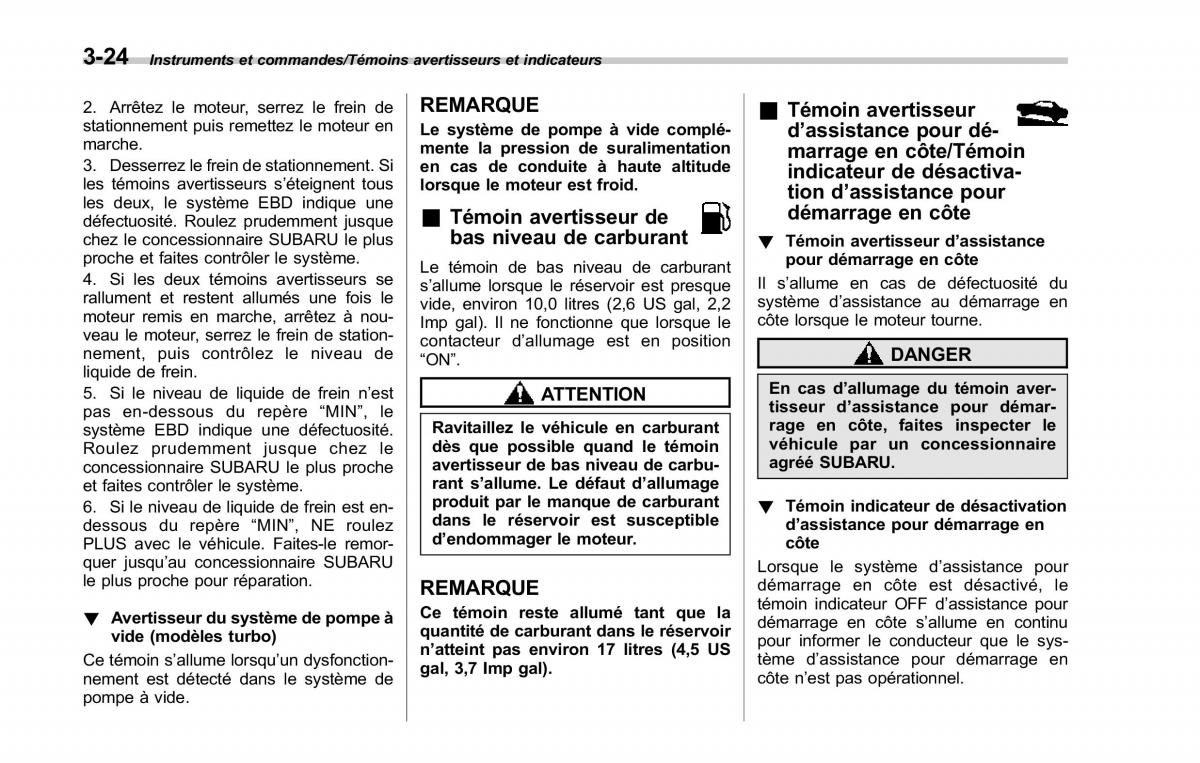 Subaru Forester IV 4 manuel du proprietaire / page 175