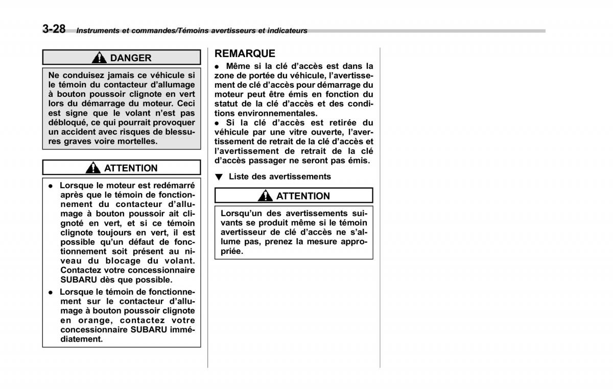 Subaru Forester IV 4 manuel du proprietaire / page 179