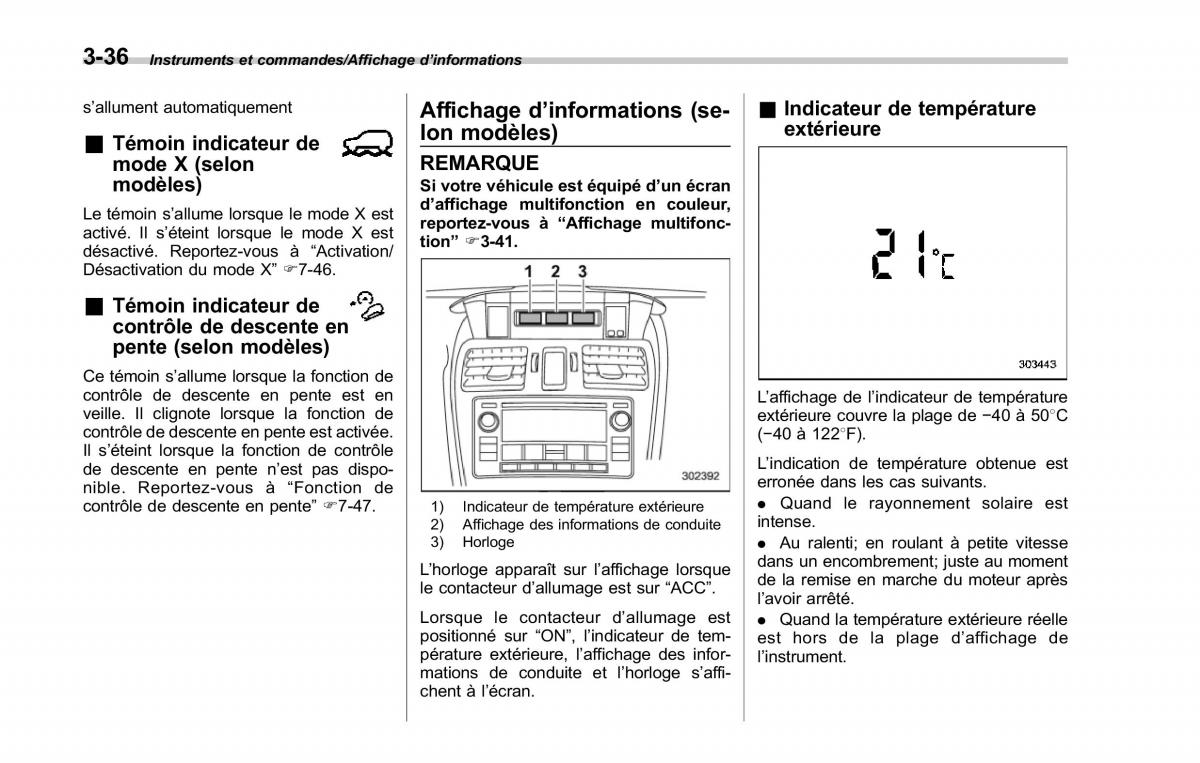 Subaru Forester IV 4 manuel du proprietaire / page 187