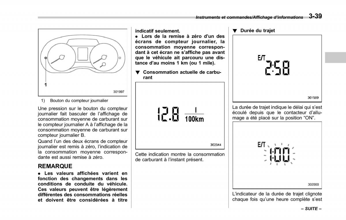 Subaru Forester IV 4 manuel du proprietaire / page 190