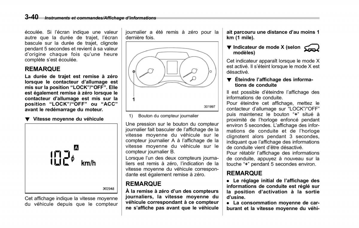 Subaru Forester IV 4 manuel du proprietaire / page 191