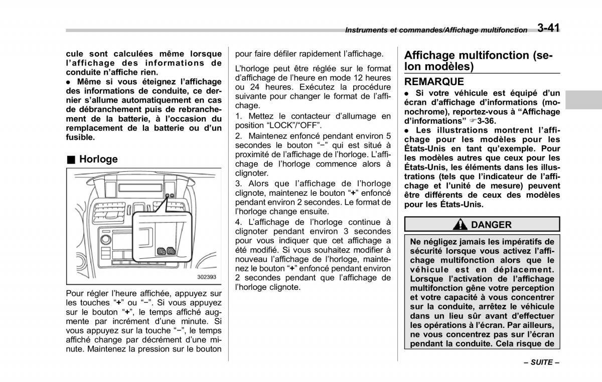 Subaru Forester IV 4 manuel du proprietaire / page 192