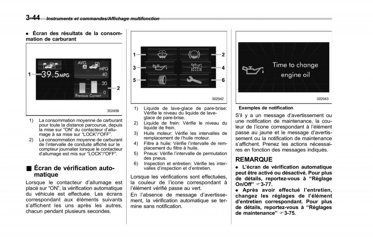 Subaru Forester IV 4 manuel du proprietaire / page 195