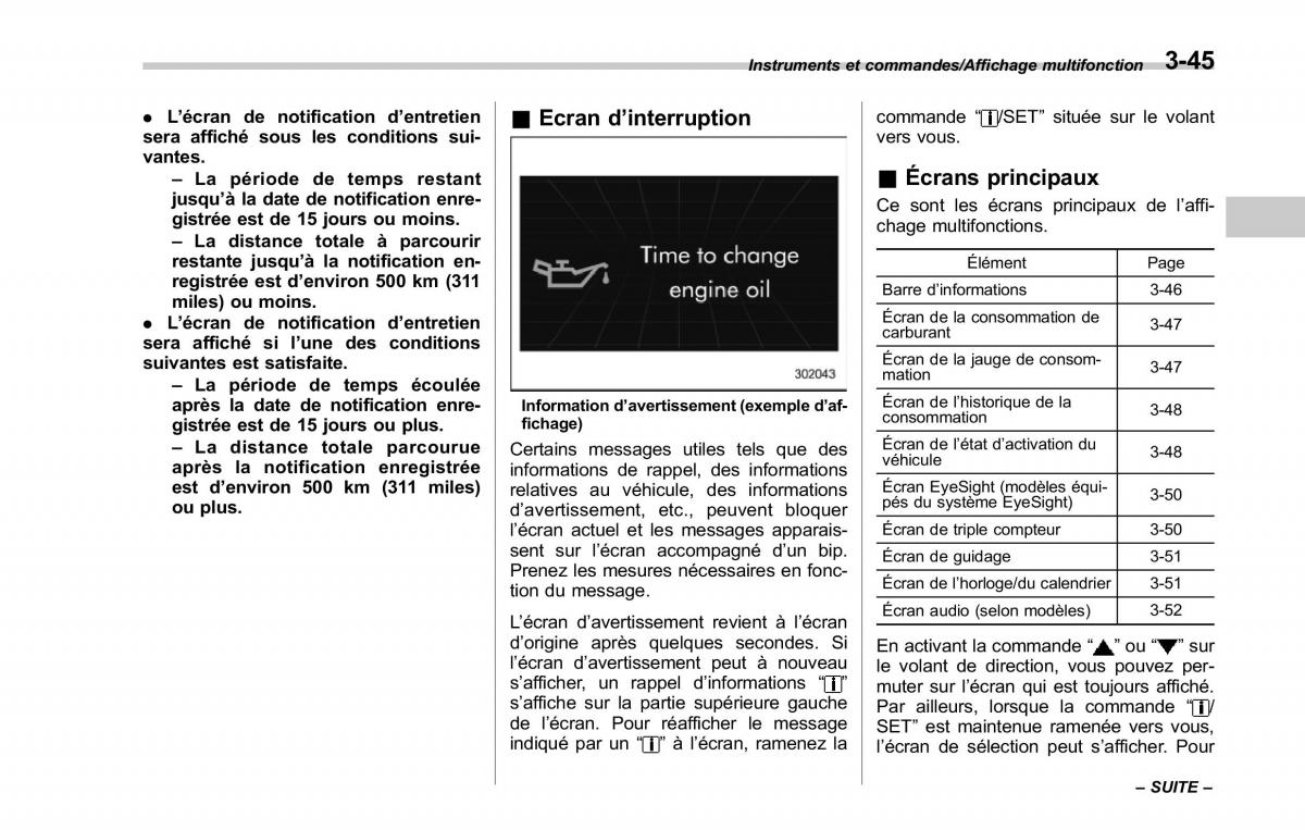 Subaru Forester IV 4 manuel du proprietaire / page 196