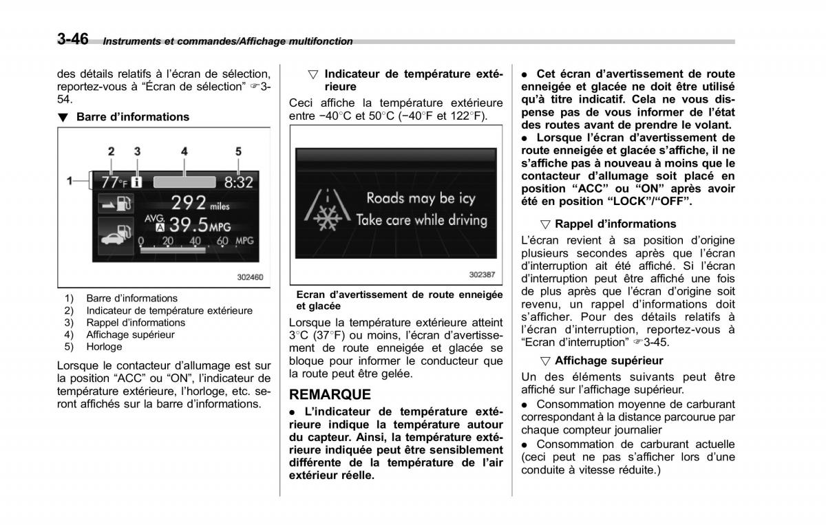 Subaru Forester IV 4 manuel du proprietaire / page 197