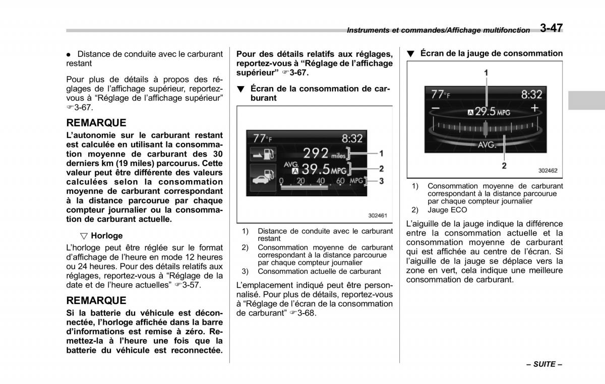 Subaru Forester IV 4 manuel du proprietaire / page 198