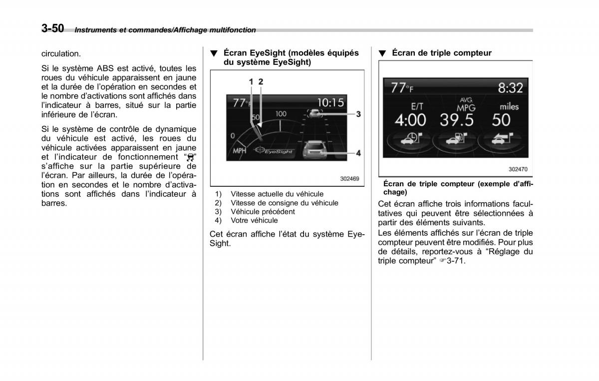 Subaru Forester IV 4 manuel du proprietaire / page 201