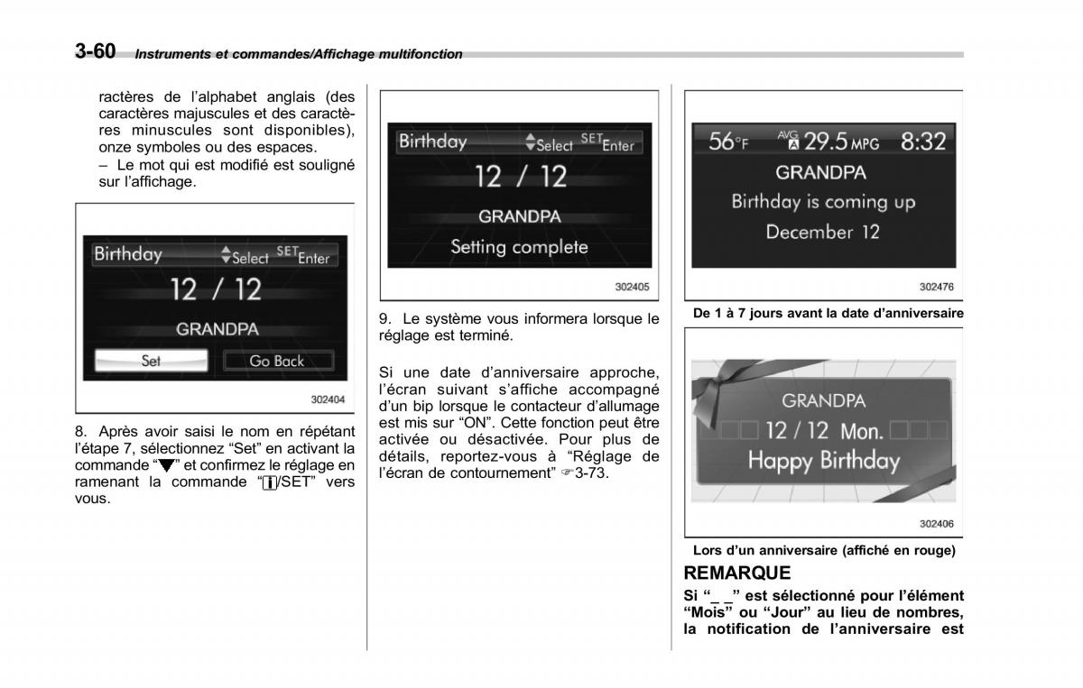 Subaru Forester IV 4 manuel du proprietaire / page 211