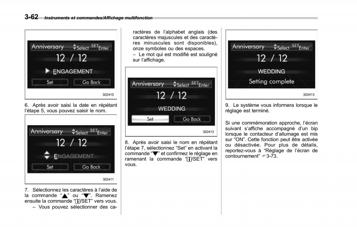 Subaru Forester IV 4 manuel du proprietaire / page 213