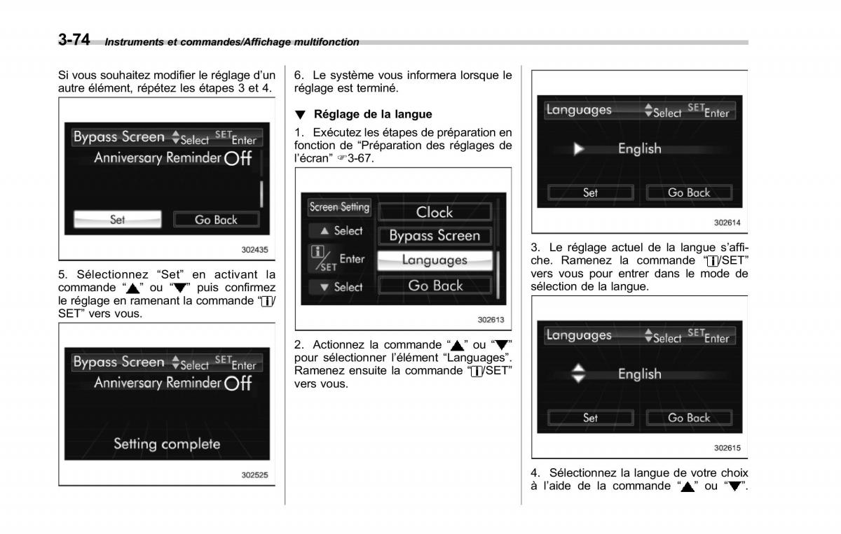 Subaru Forester IV 4 manuel du proprietaire / page 225