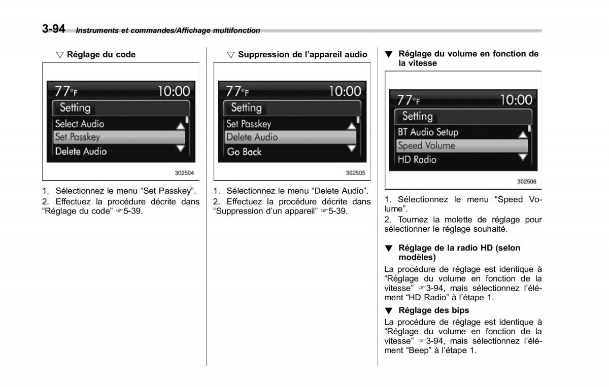 Subaru Forester IV 4 manuel du proprietaire / page 245