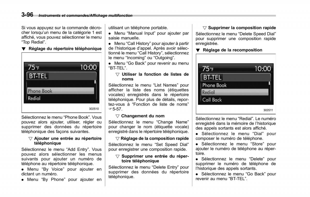 Subaru Forester IV 4 manuel du proprietaire / page 247