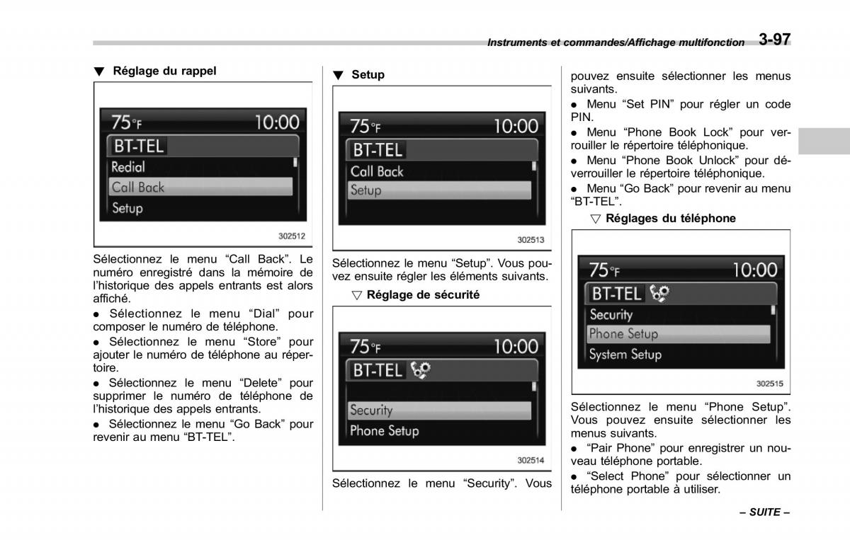 Subaru Forester IV 4 manuel du proprietaire / page 248