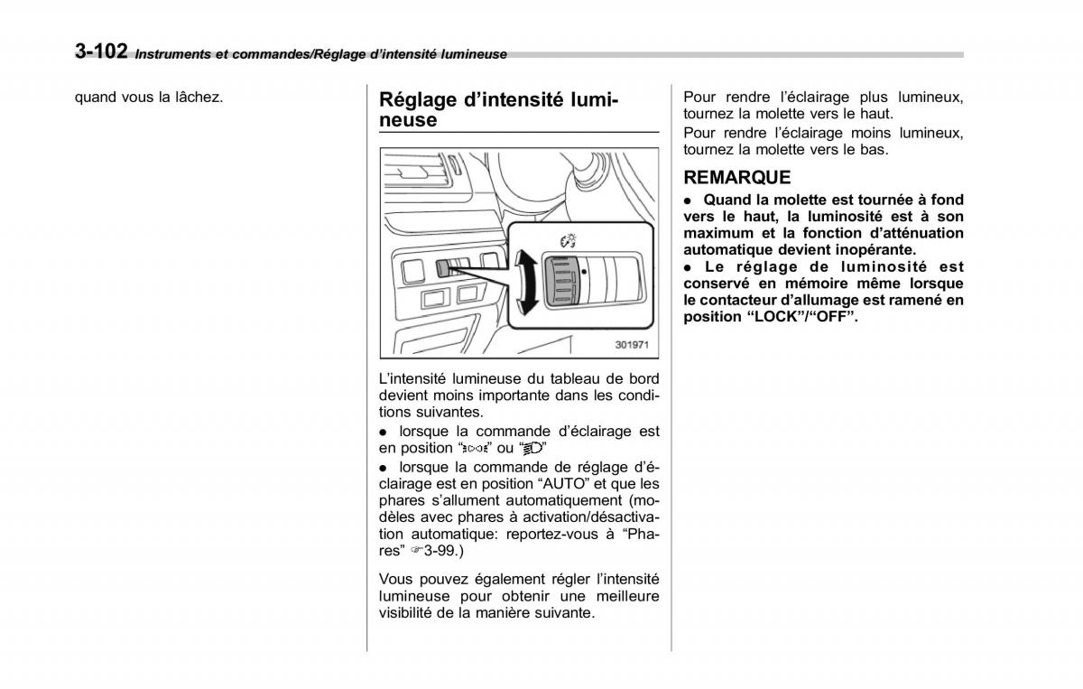 Subaru Forester IV 4 manuel du proprietaire / page 253