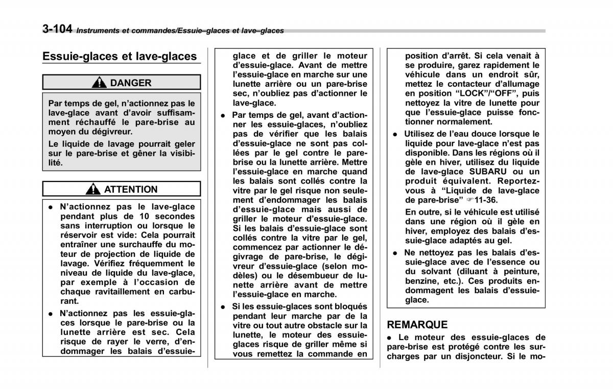 Subaru Forester IV 4 manuel du proprietaire / page 255