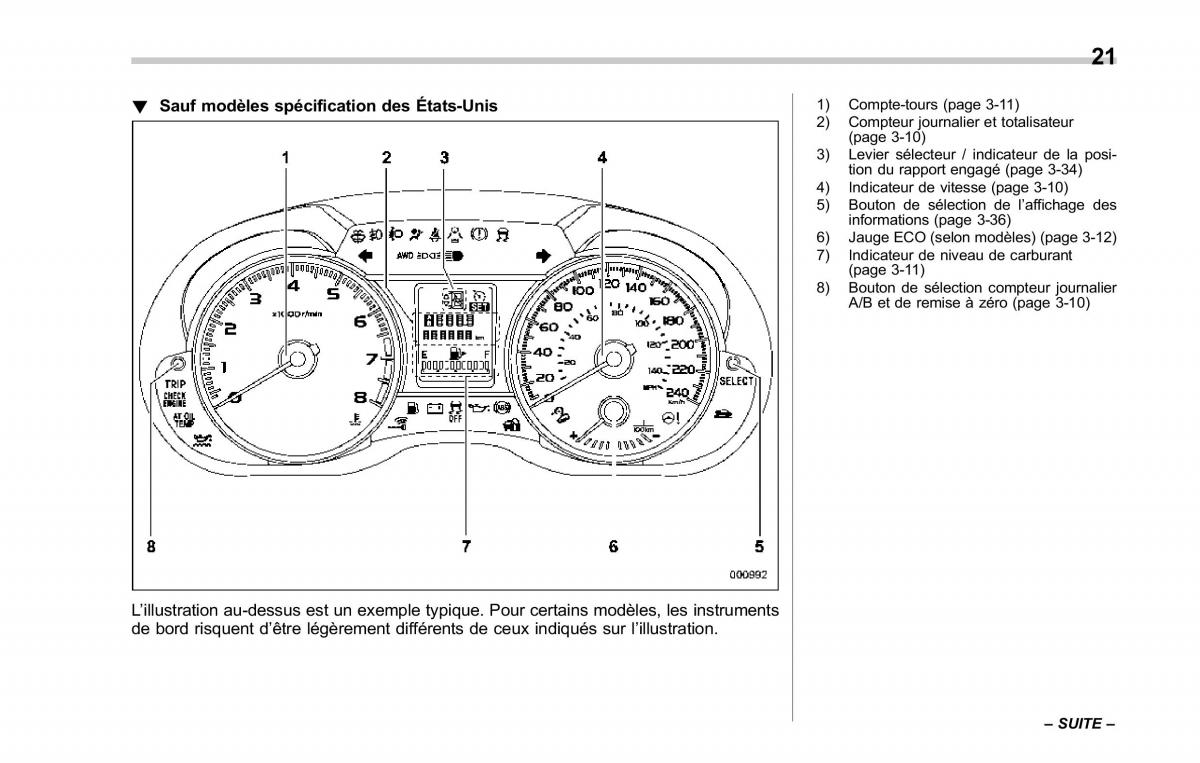 Subaru Forester IV 4 manuel du proprietaire / page 26