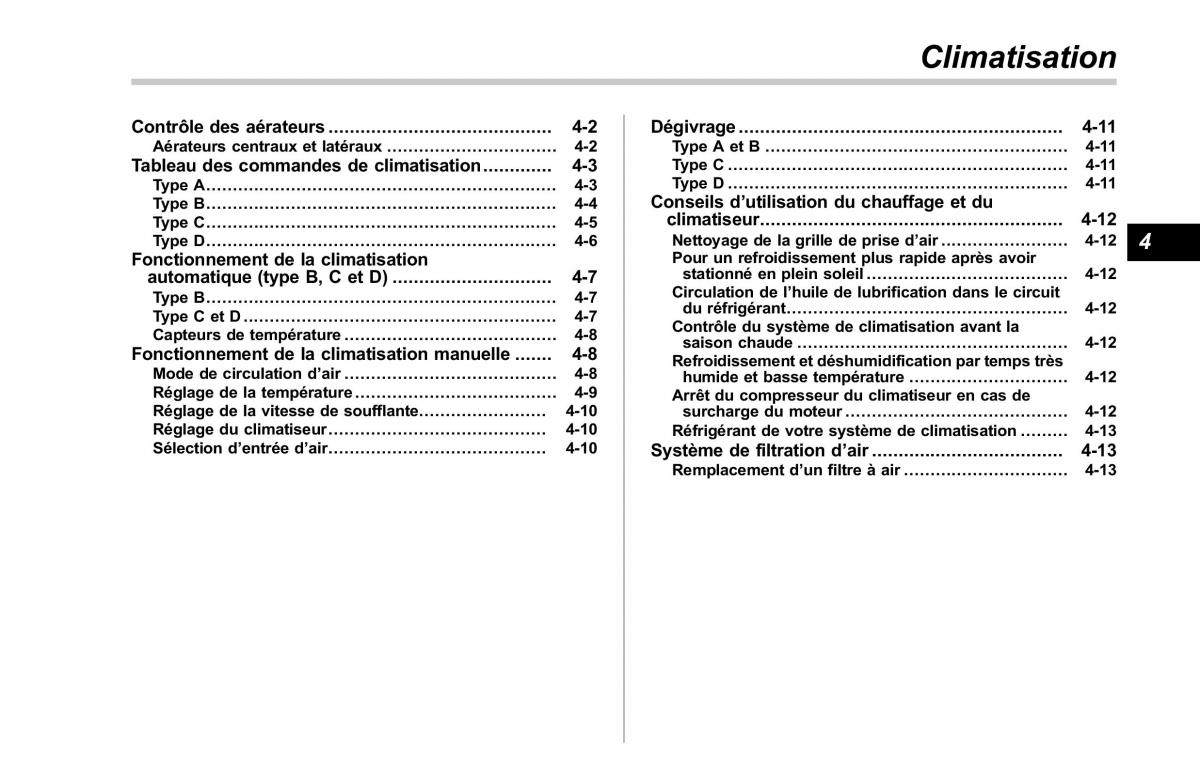 Subaru Forester IV 4 manuel du proprietaire / page 272