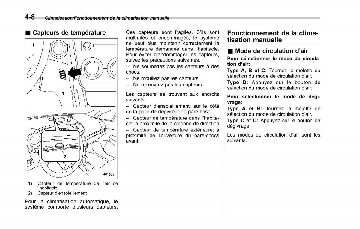 Subaru Forester IV 4 manuel du proprietaire / page 279