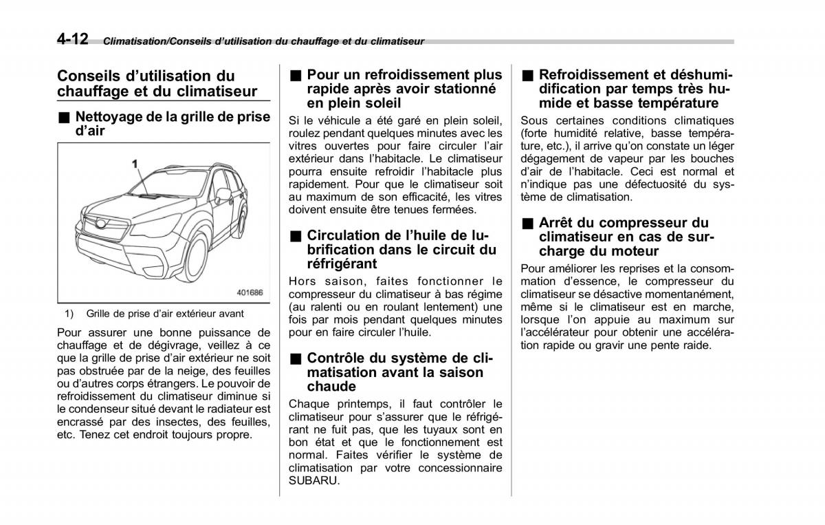 Subaru Forester IV 4 manuel du proprietaire / page 283