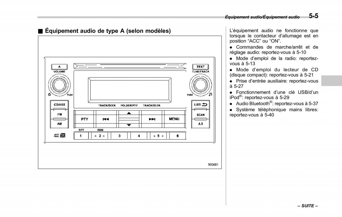 Subaru Forester IV 4 manuel du proprietaire / page 290