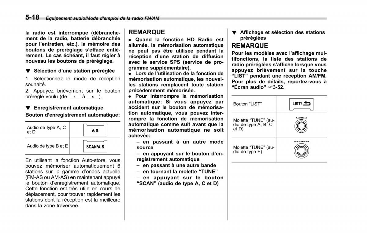 Subaru Forester IV 4 manuel du proprietaire / page 303