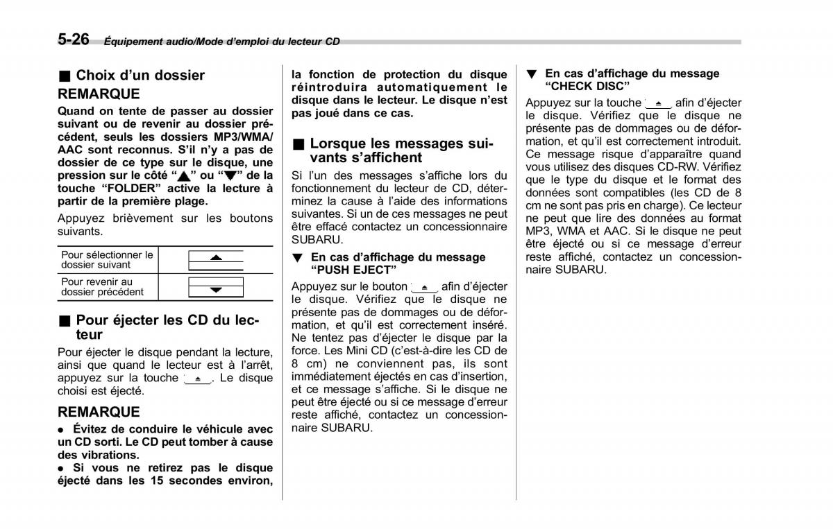 Subaru Forester IV 4 manuel du proprietaire / page 311