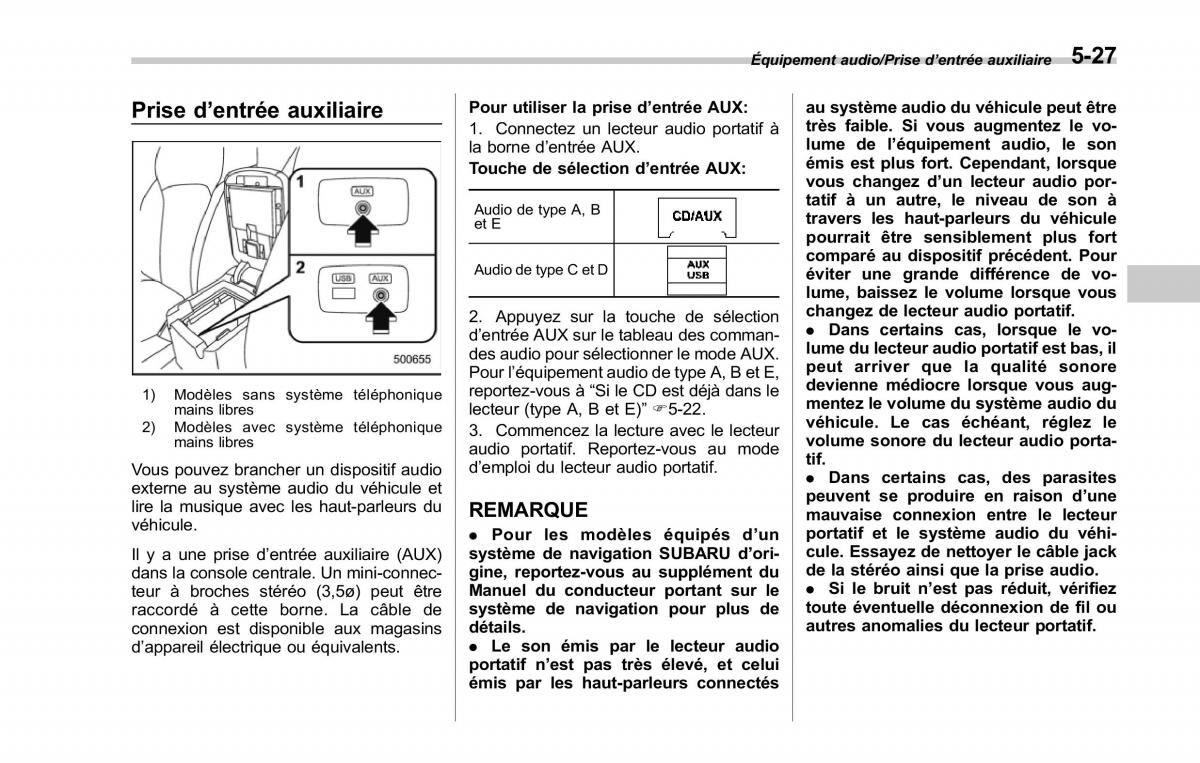 Subaru Forester IV 4 manuel du proprietaire / page 312