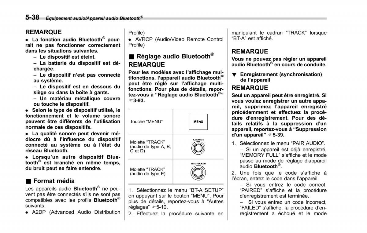 Subaru Forester IV 4 manuel du proprietaire / page 323