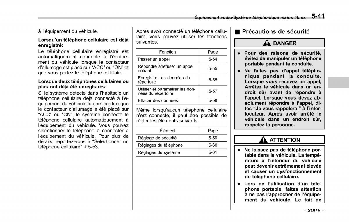 Subaru Forester IV 4 manuel du proprietaire / page 326