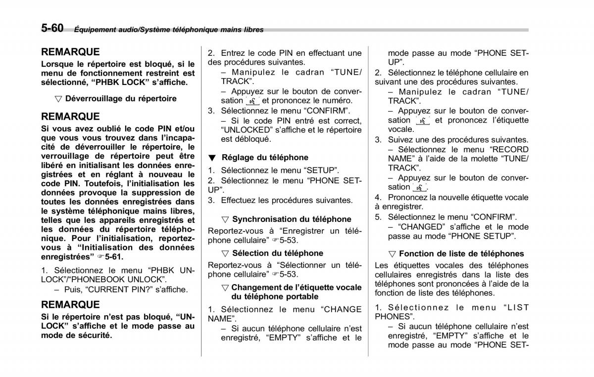 Subaru Forester IV 4 manuel du proprietaire / page 345