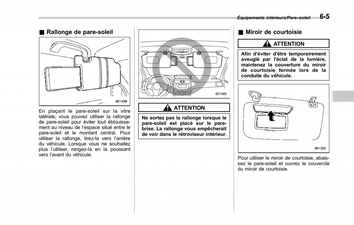 Subaru Forester IV 4 manuel du proprietaire / page 354