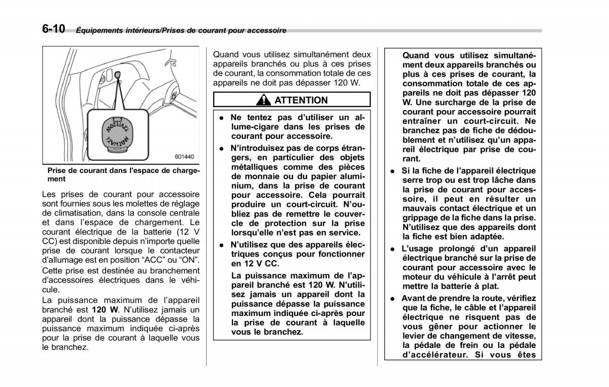 Subaru Forester IV 4 manuel du proprietaire / page 359