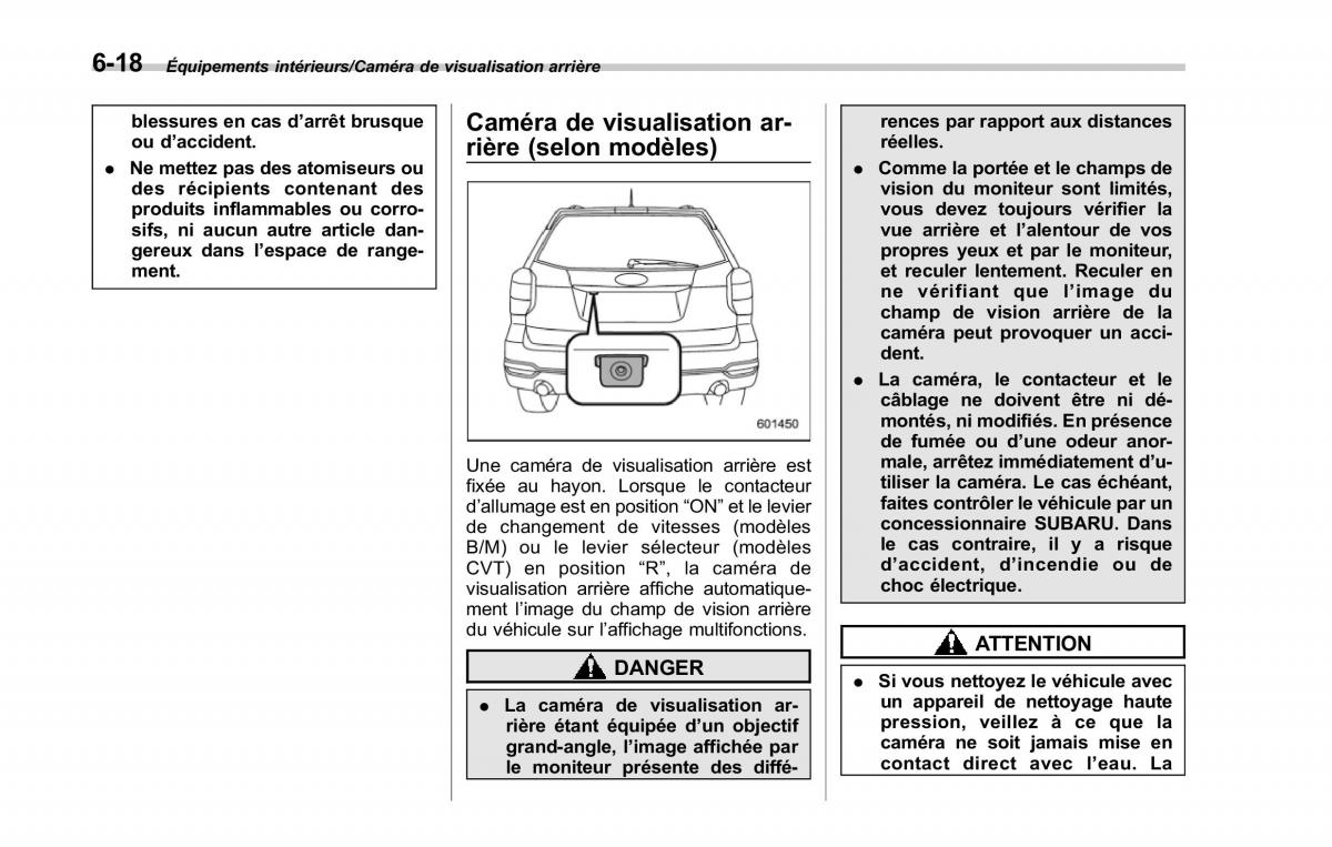 Subaru Forester IV 4 manuel du proprietaire / page 367