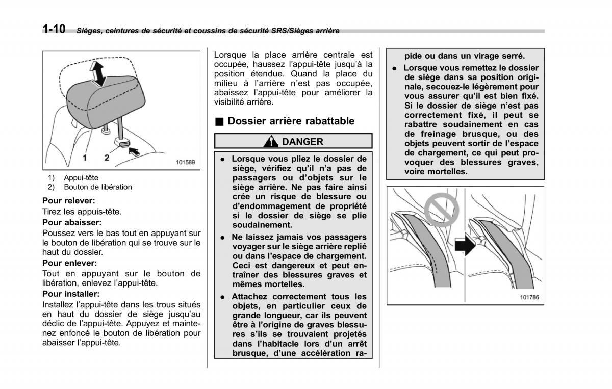 Subaru Forester IV 4 manuel du proprietaire / page 41